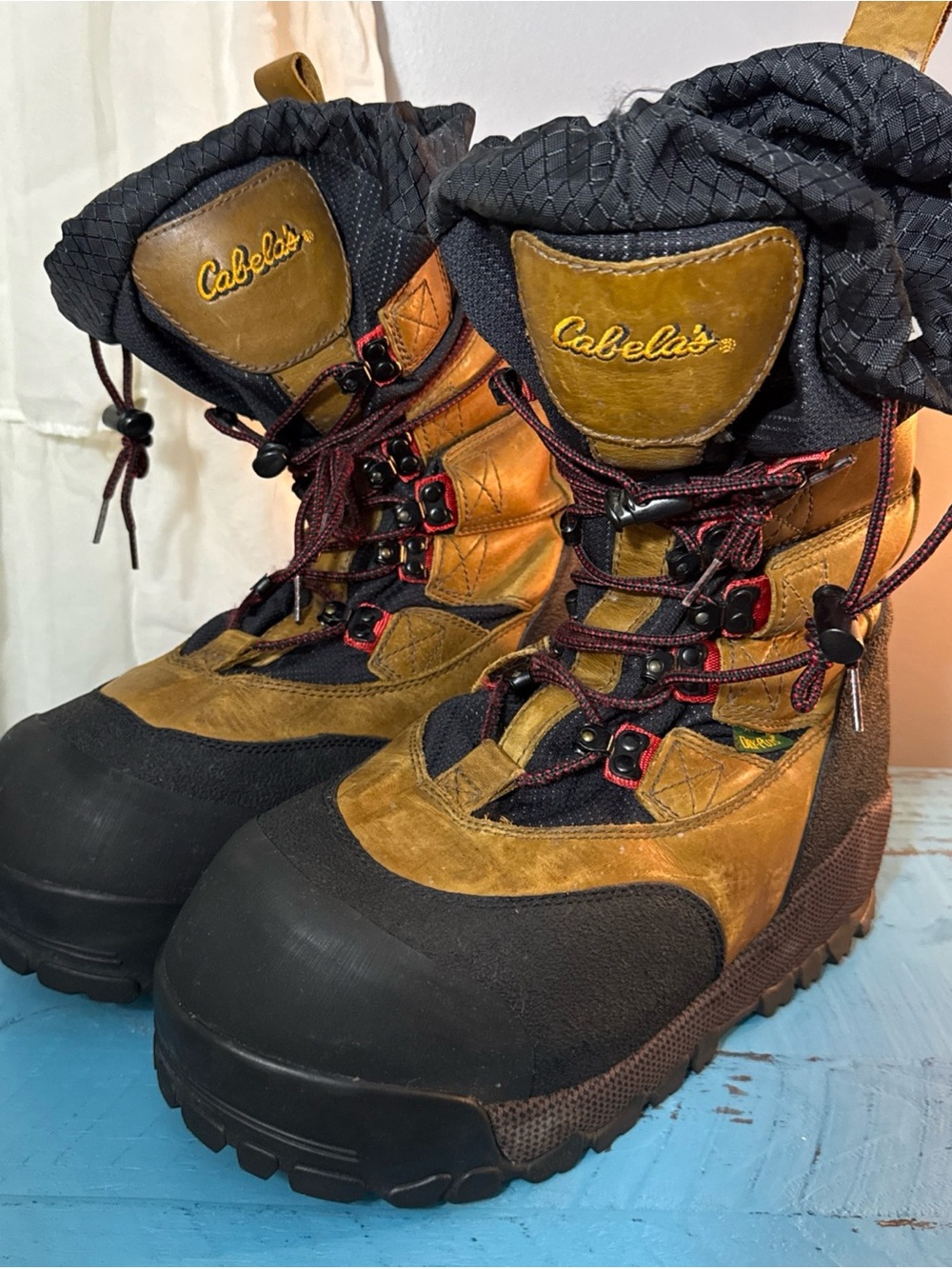 LIKNU Cabela's Trans Alaska Boots Dry-Plus Insulated PAC Boots Men's Sz 10 D
